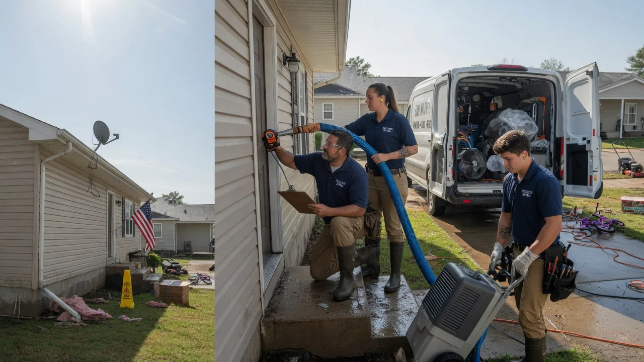 Ceiling Water Damage Restoration in Worthington, KY near me
